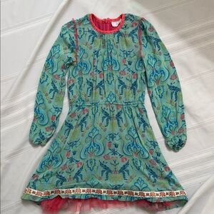 Matilda Jane Green and Pink Casual Kids Dress